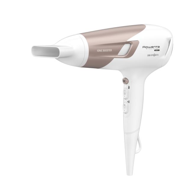Сешоар Rowenta CV5830F0 Studio Dry, DC, Effiwatts technology 2100W equivalent 2300W, High drying rate of 5,5g/min, High air speed up to 80km/h, Ionic generator, Thermo Control, 6 settings, concentrator 14mm, cool air shot, removable grid, finishing P