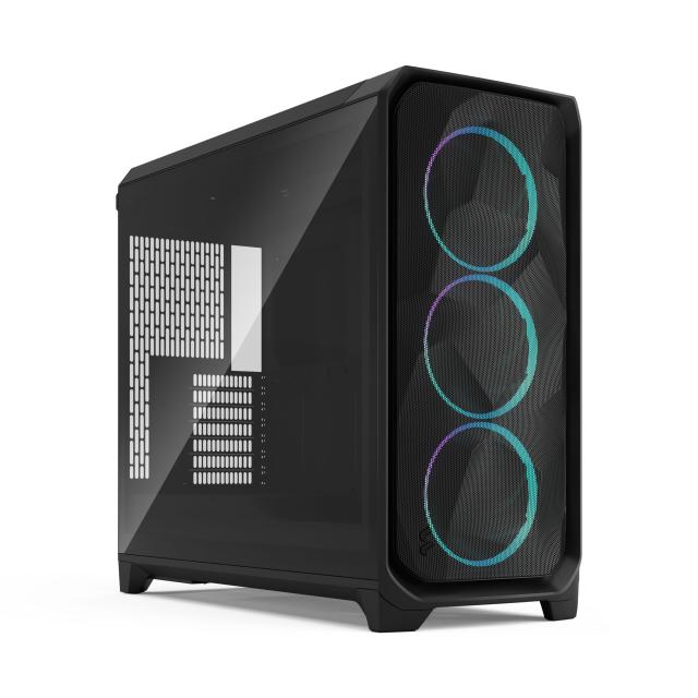 Кутия Fractal Design MESHIFY 3 XL BLACK TG LT, Middle Tower, 2x USB Type-A 5 Gbps, 1 x USB 3.1 Type-C, E-ATX (330 mm) / ATX / mATX / ITX / EE-ATX / SSI-EEB / SSI-CEB