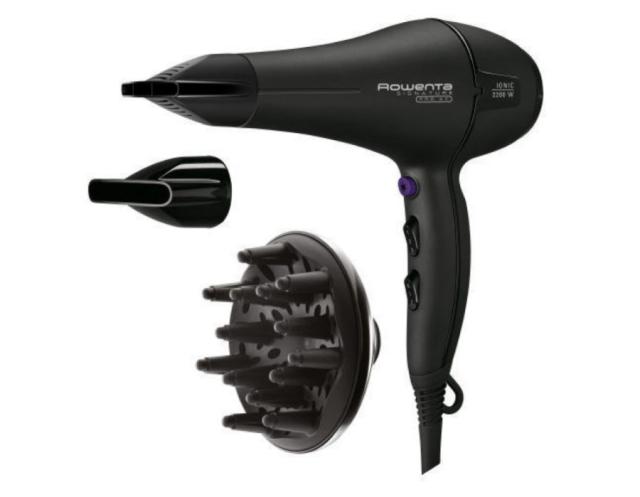 Сешоар Rowenta CV7840F0, Signature PRO AC, 2200W, AC motor, 3temp / 2 speeds, cool air, diffuser, concentrator (7mm, 9mm)