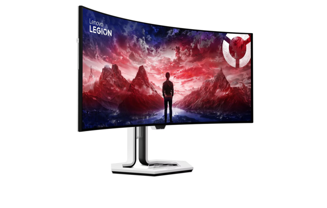 Монитор Lenovo Legion PRO 34WD-10, 34" (86.36 cm) WQHD Curved OLED, 240Hz, 0.03ms, 1500000:1, 275 cd/m2, HDMI, DP, Ethernet RJ45, USB, USB Type-C