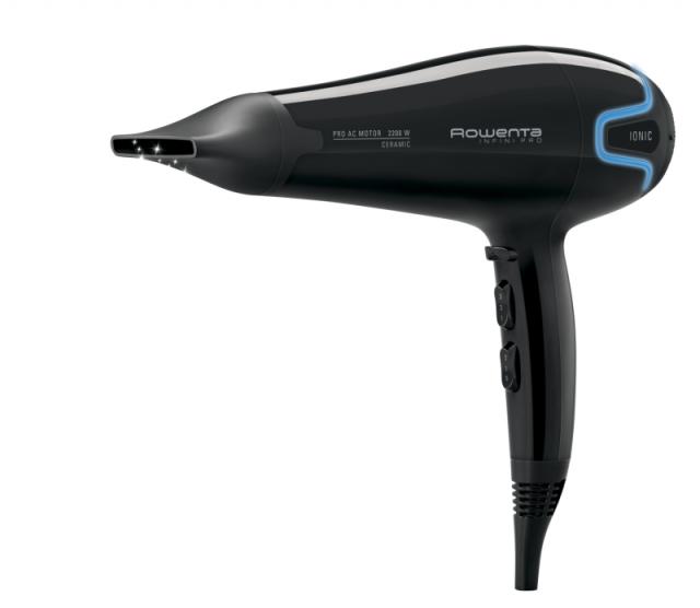 Сешоар Rowenta CV8730D0, Infini Pro Volume, 2200W, AC motor, 6 settings, Cool air shot, Ionic, Concentrator, Diff, Volume ACC