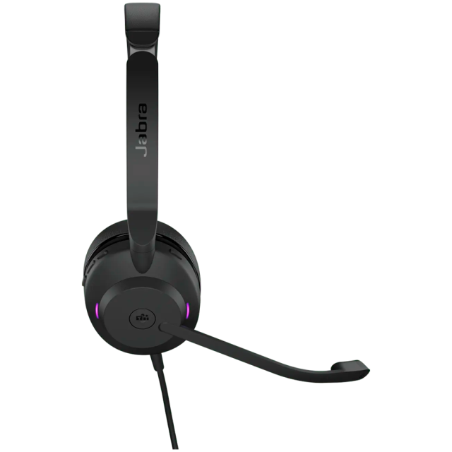 Слушалки Jabra Evolve2 30 SE, USB C/A, UC стерео жична