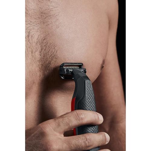 Тример Rowenta TN6040F4 Hybrid Forever Sharp Orange Style, beard, cordless, waterproof 3-in-1, self-sharpening blades, 100% stainless steel, minimum cutting length 0.4mm, precision setting 1mm, beard blade size 32mm, 120min autonomy, charging time 1h