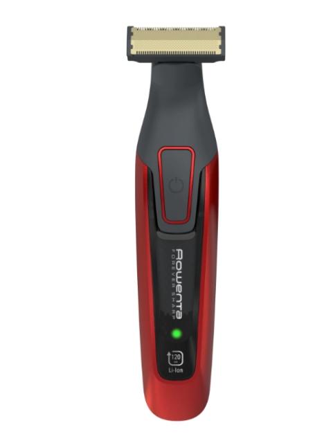 Тример Rowenta TN6040F4 Hybrid Forever Sharp Orange Style, beard, cordless, waterproof 3-in-1, self-sharpening blades, 100% stainless steel, minimum cutting length 0.4mm, precision setting 1mm, beard blade size 32mm, 120min autonomy, charging time 1h