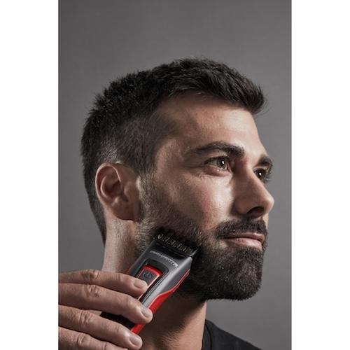Тример Rowenta TN5221F4 Hair trimmer Advancer Style, hair + beard, cordless + corded, washable blades, self-sharpening stainless steel blades, minimum cutting length 0.5mm, hair blade 42mm, 2 hair combs, 29 cutting length positions, 3 day beard funct