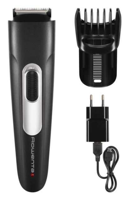 Тример Rowenta TN2801F4 Beard trimmer Stylis Easy, minimum cutting length 0.5mm, precision setting 1mm, 3 day beard function, beard cutting length adjustment range 0.5 to 10 mm, 11 beard cutting length positions, classic or USB Charging Beard comb lo
