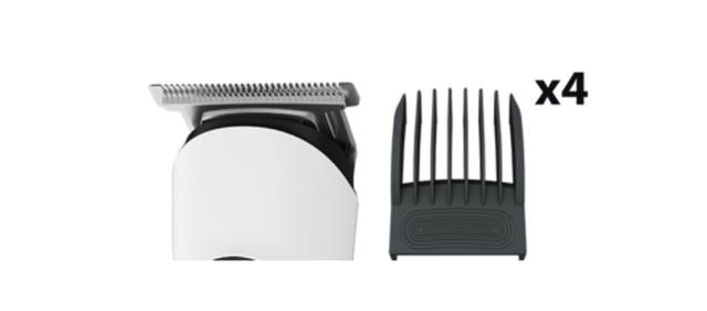 Тример Rowenta TN8961F4 Multistyle 9in1, hair & beard, ear & nose, washable head, self-sharpening stainless steel blades, 60min autonomy, NiMh, charging time 8h, cordless + corded, cleaning brush & oil