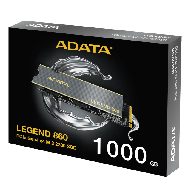 ADATA LEGEND 860 SSD, 1TB M2 NVMe PCIe Gen4