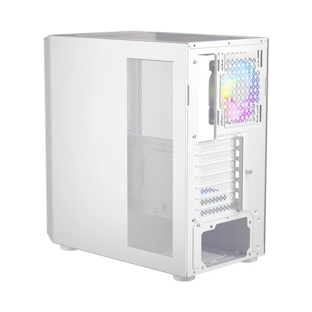 Кутия за компютър 1stPlayer TRILOBITE T7 White, Middle Tower, 1x USB 3.0, 1x USB 2.0, 1x HD Audio, Mini-ITX, Micro-ATX, ATX