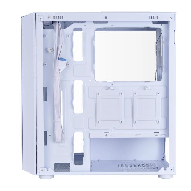 Кутия за компютър 1stPlayer TRILOBITE T7 White, Middle Tower, 1x USB 3.0, 1x USB 2.0, 1x HD Audio, Mini-ITX, Micro-ATX, ATX