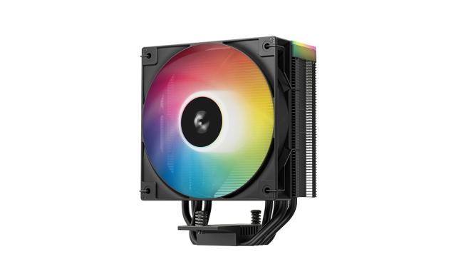 Охладител за процесор DeepCool AG400 Black, Addressable RGB V2, 3 pin/4 pin PWM - LGA1851/AM5