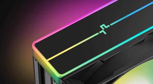 Охладител за процесор DeepCool AG400 Black, Addressable RGB V2, 3 pin/4 pin PWM - LGA1851/AM5
