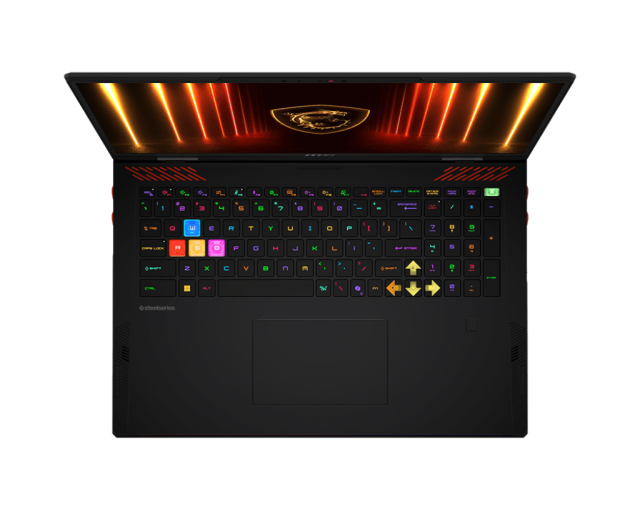 Лаптоп MSI Raider A18 HX A9WJG, AMD Ryzen 9 9955HX3D 16C (2.5/5.4 GHz, 18" (45.72 cm) UHD+ IPS, 120Hz, NVIDIA GF RTX 5090 24GB GDDR7, 64GB DDR5, 2TB SSD, Windows 11 Home