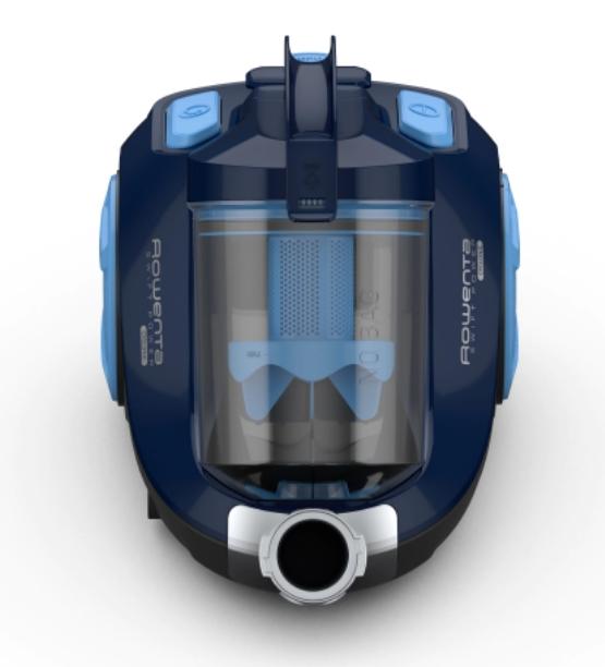 Прахосмукачка Rowenta RO2981EA, SWIFT POWER BLUE Home & Car, 750W,  77dB, 1,2L, Crevice 2in1, Parquet, Mini turbobrush, Upholstery, XXL Flexi Crevice