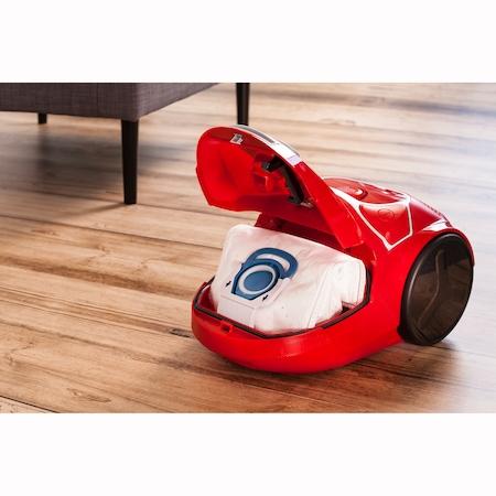 Прахосмукачка Rowenta RO3953EA, Compact Power parquet ACAA, 79db, H+ bag, SPA upgrade suction head, TTM + XL with brush, parquet + crevice tool 2 in 1 + upholstery nozzle, color red