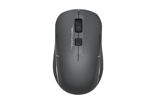 Мишка A4tech FB26CS Air2, Bluetooth/Wireless, оптична (2000dpi), Smoky Grey