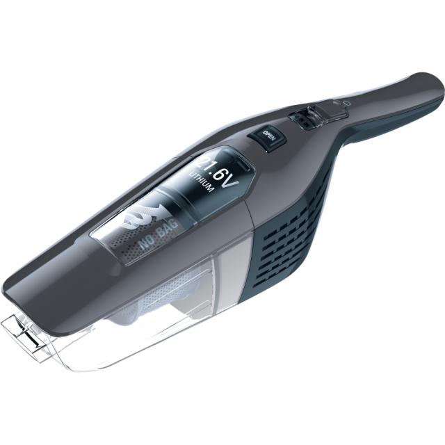 Прахосмукачка Rowenta RH6756WO, Dual Force 2in1, cyclonic technology, 21.6V  lithium ion battery, up to 45 min. running time, 5 h recharging time, motorised brush with LED illumination, dust container capacity: 0.6 L, 79 dB(A), Gray
