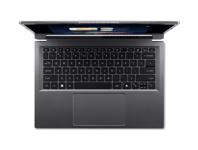 Лаптоп Acer Aspire A14-52M-540M, Intel Core Ultra 5 226V 8C (2.1 / 4.5 GHz, 8MB Cache), Intel Arc Graphics 130V, 14" (35.6 cm), WUXGA OLED Display, 16GB LPDDR5X, 512GB SSD NVMe, 1x Thunderbolt, Windows 11 Home