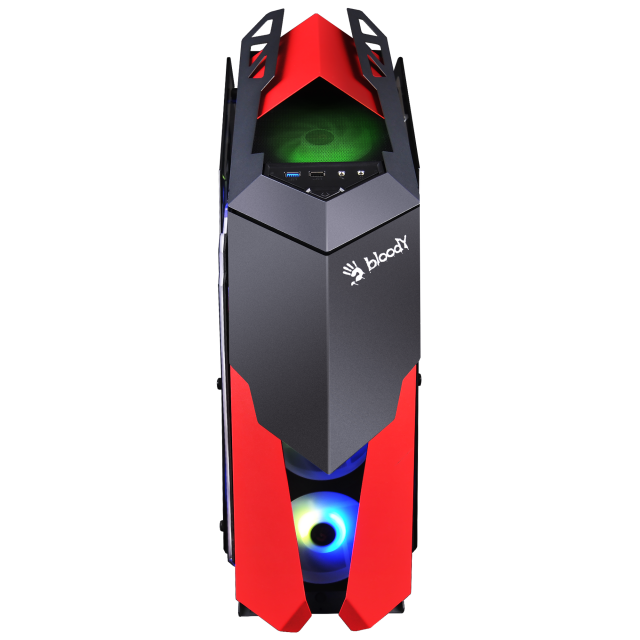 Кутия A4Tech Bloody GN-30 Rogue, Mid-Tower, 1x USB 2.0, 1x USB 3.0, 1x HD Audio/1x Mic, ATX / Micro ATX / Mini ITX