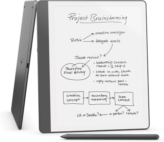 Електронна книга Amazon Kindle Scribe (2024), E-ink, Premium Pen,10.2" (25.91 cm) 300 ppi, MediaTek MT8113, 2GB RAM, 64GB Flash памет, Bluetooth, Wi-Fi, USB Type-C