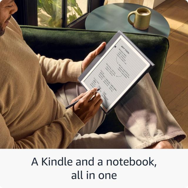 Електронна книга Amazon Kindle Scribe (2024), E-ink, Premium Pen,10.2" (25.91 cm) 300 ppi, MediaTek MT8113, 2GB RAM, 64GB Flash памет, Bluetooth, Wi-Fi, USB Type-C