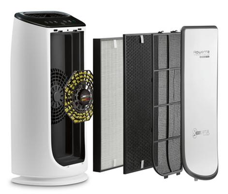 Пречиствател на въздух Rowenta PU6080F0, INTENSE PURE AIR CONNECT Air Purifier, 140m2, NanoCaptur filter, Mobile App