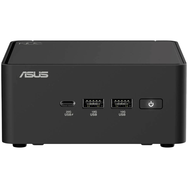 Kомпютър ASUS NUC 15 Pro, RNUC15CRHI30000, Intel Core Ultra 3 100U 6C (1.2/4.7GHz, 10MB Cache), Intel Arc Graphics, 2x SO-DIMM DDR5, 2x M.2 NVMe SSD slots, 2.5GbE LAN, Wi-Fi 7, Bluetooth V5.4, Kit