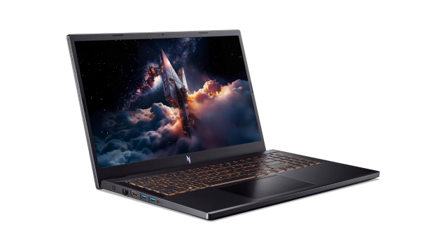 Лаптоп Acer Nitro V15 ANV15-52-76WR, Intel Core 7 240H 10C (1.8 / 5.2 GHz, 24 MB Cache), 15.6" (39.62cm) FHD IPS, NVIDIA RTX 4050 6GB GDDR6 DLSS 3, 16GB DDR5, 1TB M.2 NVMe SSD, Free DOS