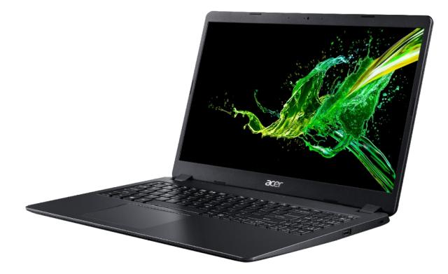 Лаптоп Acer Aspire 3, A315-56-31R7, Intel Core i3-1005G1 (up to 3.4 GHz, 4MB), 15.6" FHD (1920x1080) AG, HD Cam, 8GB DDR4 (4GB onboard),  512GB SSD PCIe, Intel UHD, Linux, Black