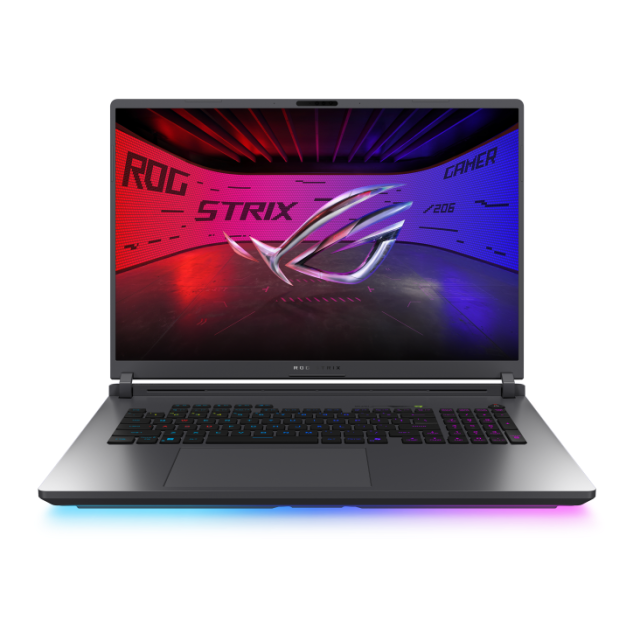Лаптоп ASUS ROG Strix G18 2025 G815LW-S9035W, Intel Core Ultra 9 275HX 24C (2.70 / 5.40 GHz, 36MB Cache), 18.0" (45.72 cm) WQXGA  ROG Nebula IPS, NVIDIA RTX 5080 16GB GDDR7 DLSS 4, 32GB DDR5, 2TB M.2 NVMe SSD, Windows 11 Home