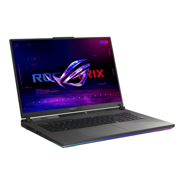 Лаптоп ASUS ROG Strix G18 G814PM-S9028, AMD Ryzen 9 7940HX 16C (2.4 / 5.2 GHz, 16 MB cache), 18.0" (45.72 cm) WQXGA IPS, NVIDIA RTX 5060 8GB GDDR7 DLSS 4, 32GB DDR5, 1TB SSD, Free DOS