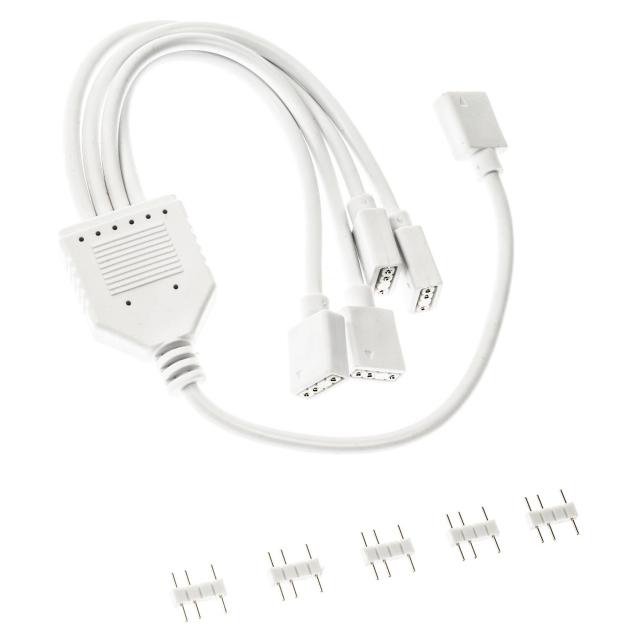 Кабел Kolink ARGB 1-4 Сплитер - 30 cm Бял