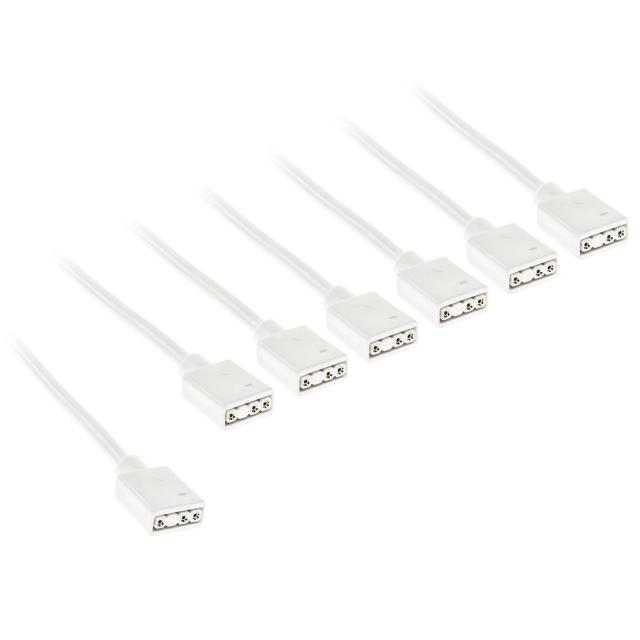 Кабел Kolink ARGB 1-6 Сплитер - 30 cm Бял