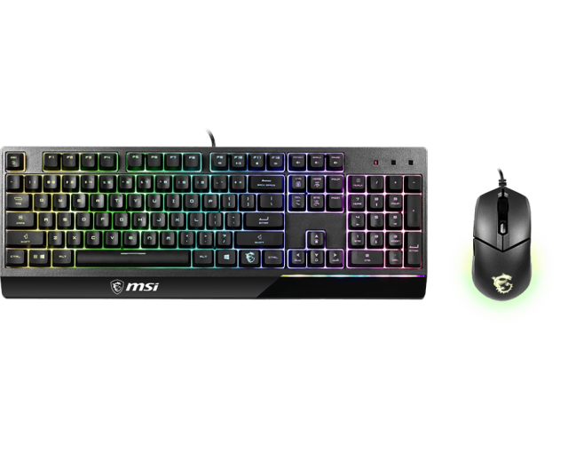 Геймърски комплект клавиатура и мишка MSI VIGOR GK30 COMBO, USB, Black 