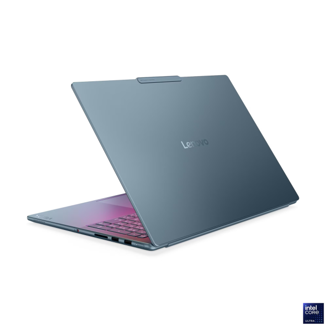 Лаптоп Lenovo Yoga Pro 9 16IAH10, Intel Core Ultra 9 285H 16C (2.7 / 5.4 GHz, 24MB Cache), 16.0" (40.64 cm) OLED PureSight Pro, NVIDIA RTX 5070 8GB GDDR7 DLSS 4, 64GB LPDDR5x, 2x 1 TB M.2 NVMe SSD, Windows 11 Home