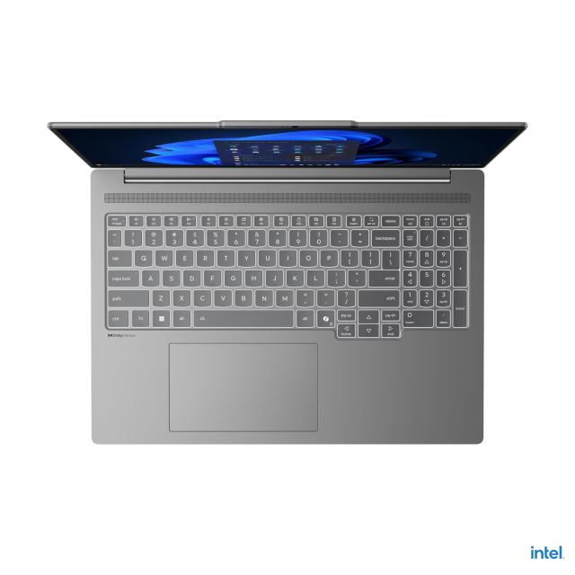Лаптоп Lenovo IdeaPad Pro 5 16IAH10, Intel Core Ultra 9 285H 16C (2.7 / 5.4 GHz, 24MB Cache), 16" (40.64 см) OLED 120Hz, NVIDIA RTX 5050 8GB GDDR7 DLSS 4, 32GB LPDDR5x, 1TB M.2 NVMe SSD, Free DOS