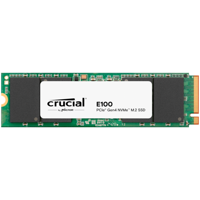 Crucial E100 SSD 2TB, PCIe Gen4 NVMe M.2 2280