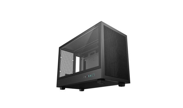 Кутия за компютър DeepCool CH260 Black, Mini Tower, 2x USB 3.0, 1x USB Type-C 3.2, 1x Audio, Mini-ITX / mATX