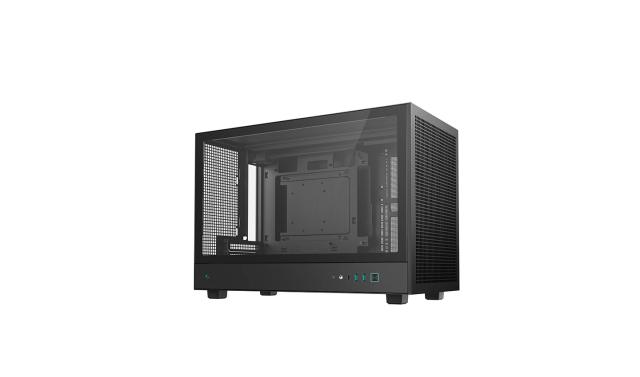 Кутия за компютър DeepCool CH260 Black, Mini Tower, 2x USB 3.0, 1x USB Type-C 3.2, 1x Audio, Mini-ITX / mATX