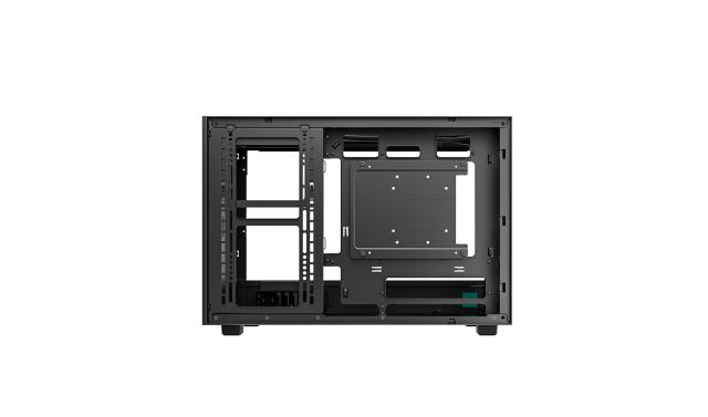 Кутия за компютър DeepCool CH260 Black, Mini Tower, 2x USB 3.0, 1x USB Type-C 3.2, 1x Audio, Mini-ITX / mATX