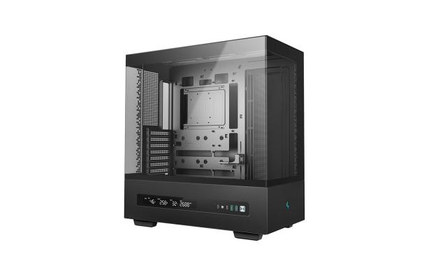 Кутия за компютър DeepCool CH690 DIGITAL Black, Middle Tower, 1 x USB Type-C 3.2, 2 x USB 3.0, HD Audio x 1, ATX, mATX, Mini-ITX