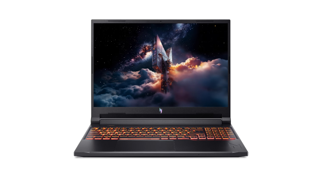 Лаптоп Acer Nitro ANV16-42-R9MV, AMD Ryzen 7 260 8C (3.8 / 5.1GHz, 24MB Cache), 16.0" (40.64 cm) WUXGA IPS, 180Hz, NVIDIA GF RTX 5060 8GB GDDR7, 16 GB DDR5, 1TB M.2 NVMe SSD, Free DOS