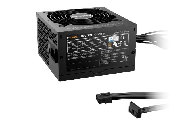 Захранване be quiet!, SYSTEM POWER 11 650W,  Active PFC, ATX 3.1, 80 PLUS BRONZE
