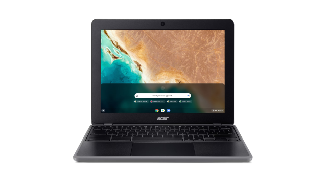 Лаптоп Acer Chromebook Spin 512 R852T-C73W 2 в 1 Chromebook, Intel Celeron Processor N4020 2C (1.10 / 2.8 GHz, 4MB Cache), 12" (30.5 cm) HD+ IPS, Touch Display,  4GB LPDDR4, 64 GB eMMC, OS Google Chrome