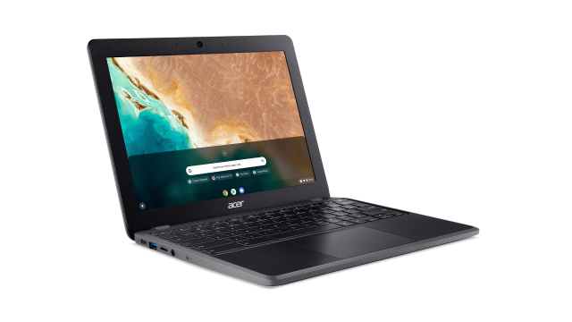 Лаптоп Acer Chromebook Spin 512 R852T-C73W 2 в 1 Chromebook, Intel Celeron Processor N4020 2C (1.10 / 2.8 GHz, 4MB Cache), 12" (30.5 cm) HD+ IPS, Touch Display,  4GB LPDDR4, 64 GB eMMC, OS Google Chrome