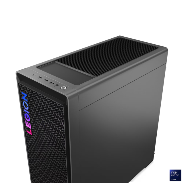 Компютър Lenovo Legion T7 34IAS10 Tower, Intel Core Ultra 9 285K 24C (3.2 / 5.7 GHz, 36MB Cache), NVIDIA RTX 5080 16GB GDDR7, 64GB DDR5 5600 MHz, 2TB SSD M.2 NVMe, Free DOS