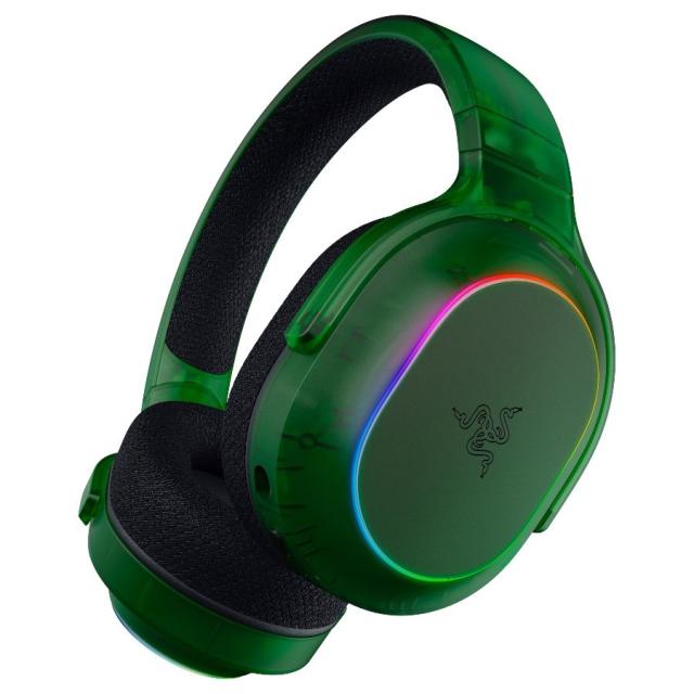 Геймърски слушалки Razer Barracuda X Chroma Phantom Green Edition, Gaming Headset, Black, Oval Ear Cushions, Wireless / Bluetooth