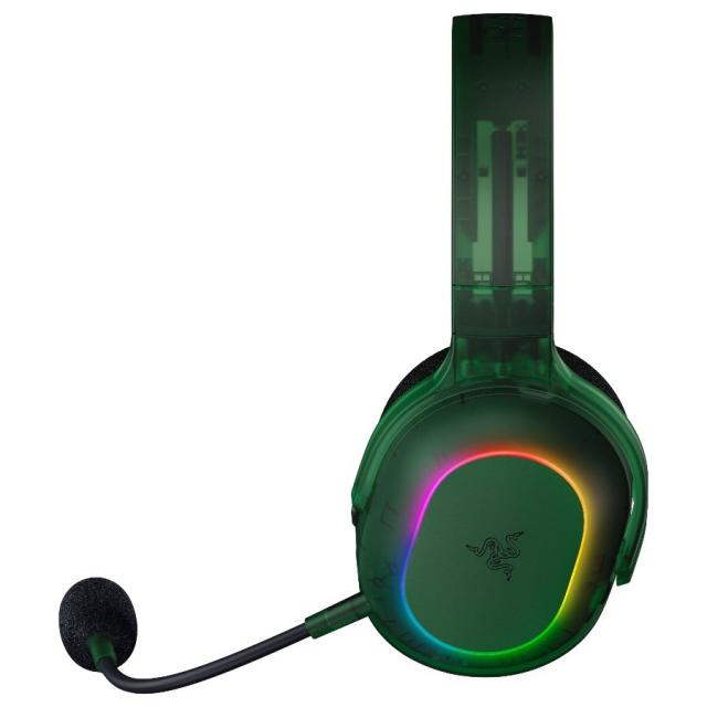Геймърски слушалки Razer Barracuda X Chroma Phantom Green Edition, Gaming Headset, Black, Oval Ear Cushions, Wireless / Bluetooth