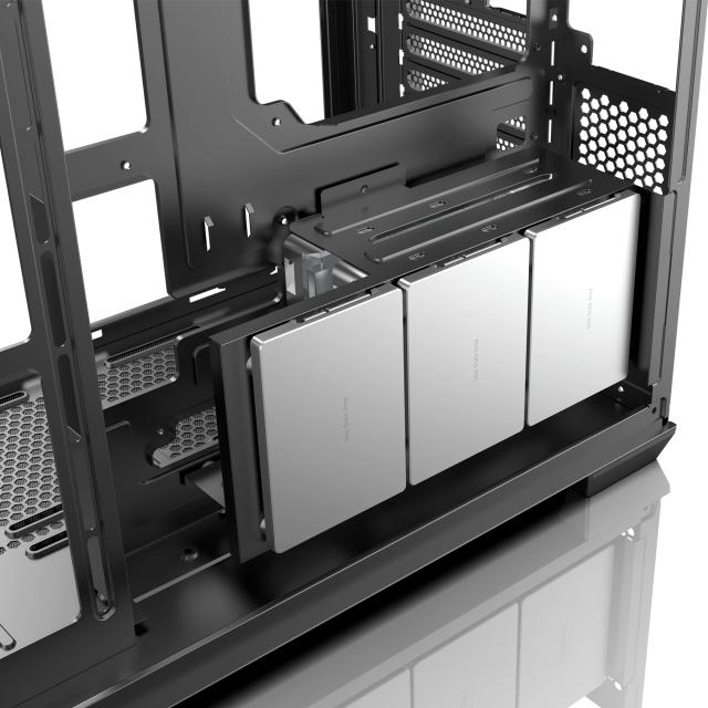 Кутия Raijintek ATREUS BT4 Black, Middle Tower, 2x USB 3.0, 1x USB 3.1 Type-C, E-ATX / ATX / mATX / ITX 
