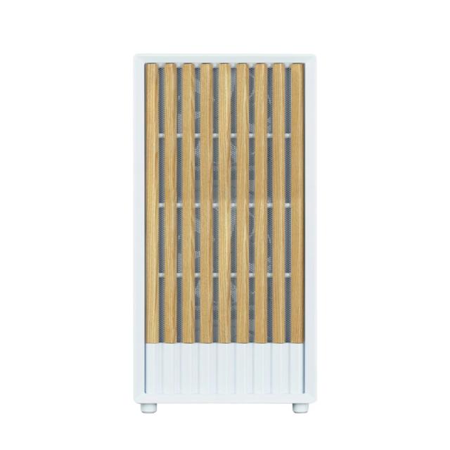 Кутия Zalman P10 NAMU White, Wood, Mini Tower, 1x USB 3.0, 1x USB Type-C, mATX / Mini-ITX